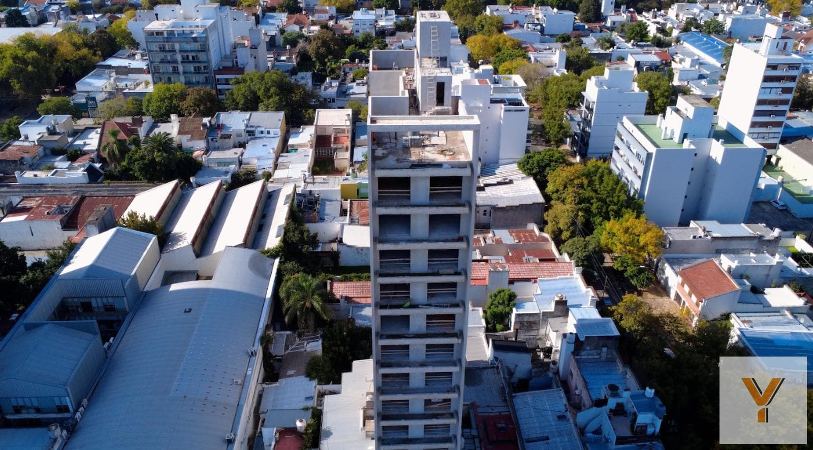 Apartment under construction—for sale—1 bedroom—back-facing—45 meters—Pozo—Avenida 7—La Plata