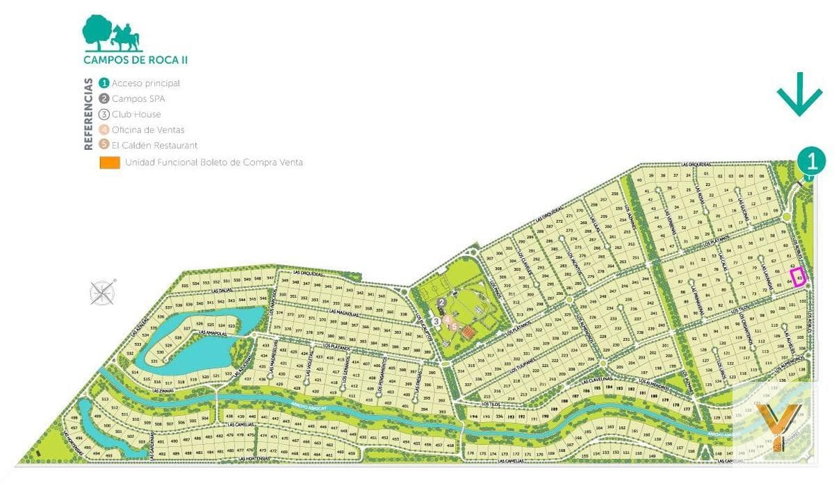 Land for Sale - 2,370 m² - Campos de Roca II, Coronel Brandsen