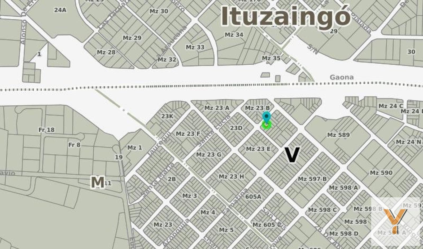 Land for Sale - 231 square meters - Ituzaingó
