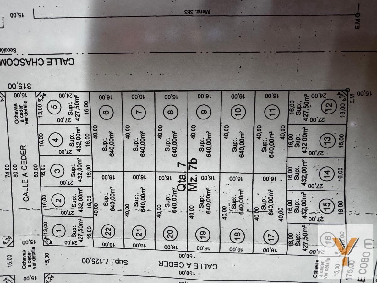 Land for Sale - 640 square meters - Nueva Atlantis