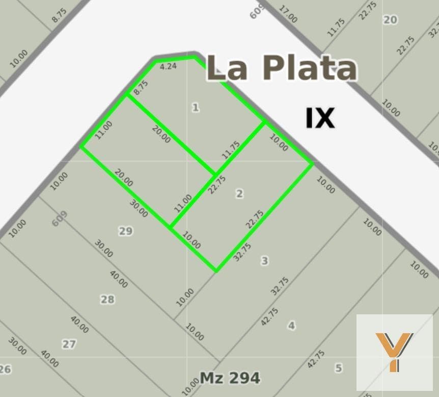 Land for Sale - 677 square meters - Altos de San Lorenzo