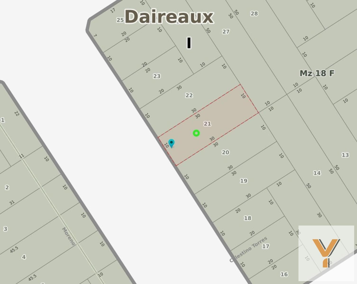 Land for Sale - 300 square meters - Daireaux
