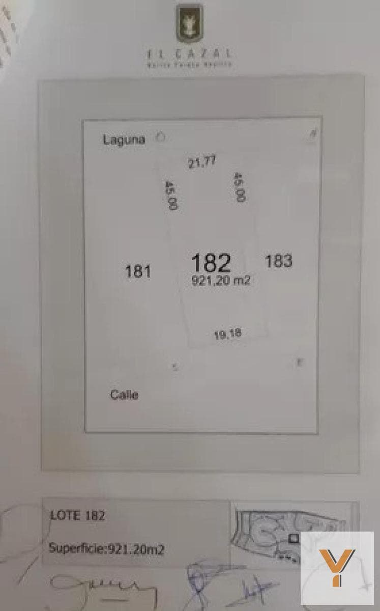 Land for Sale - 921 m² - El Cazal, Escobar