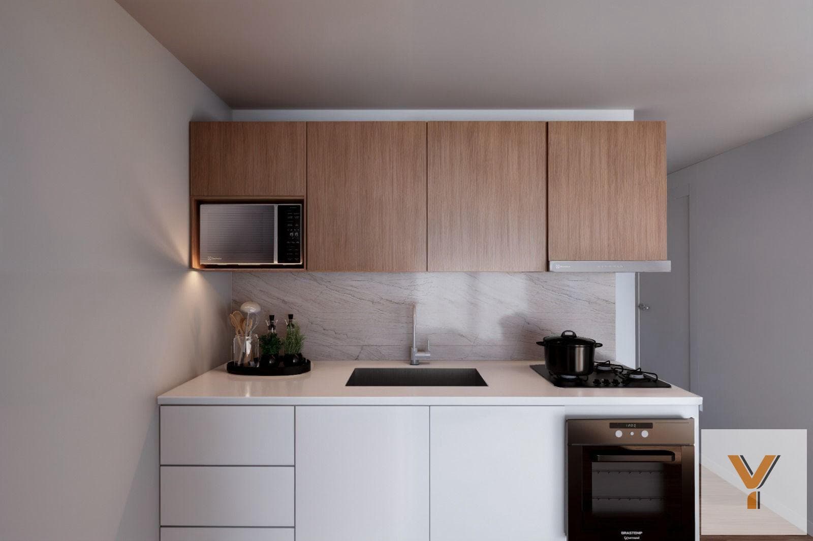 Studio Apartment on a Lower Level for Sale - 1 Bathroom - 30 m²
