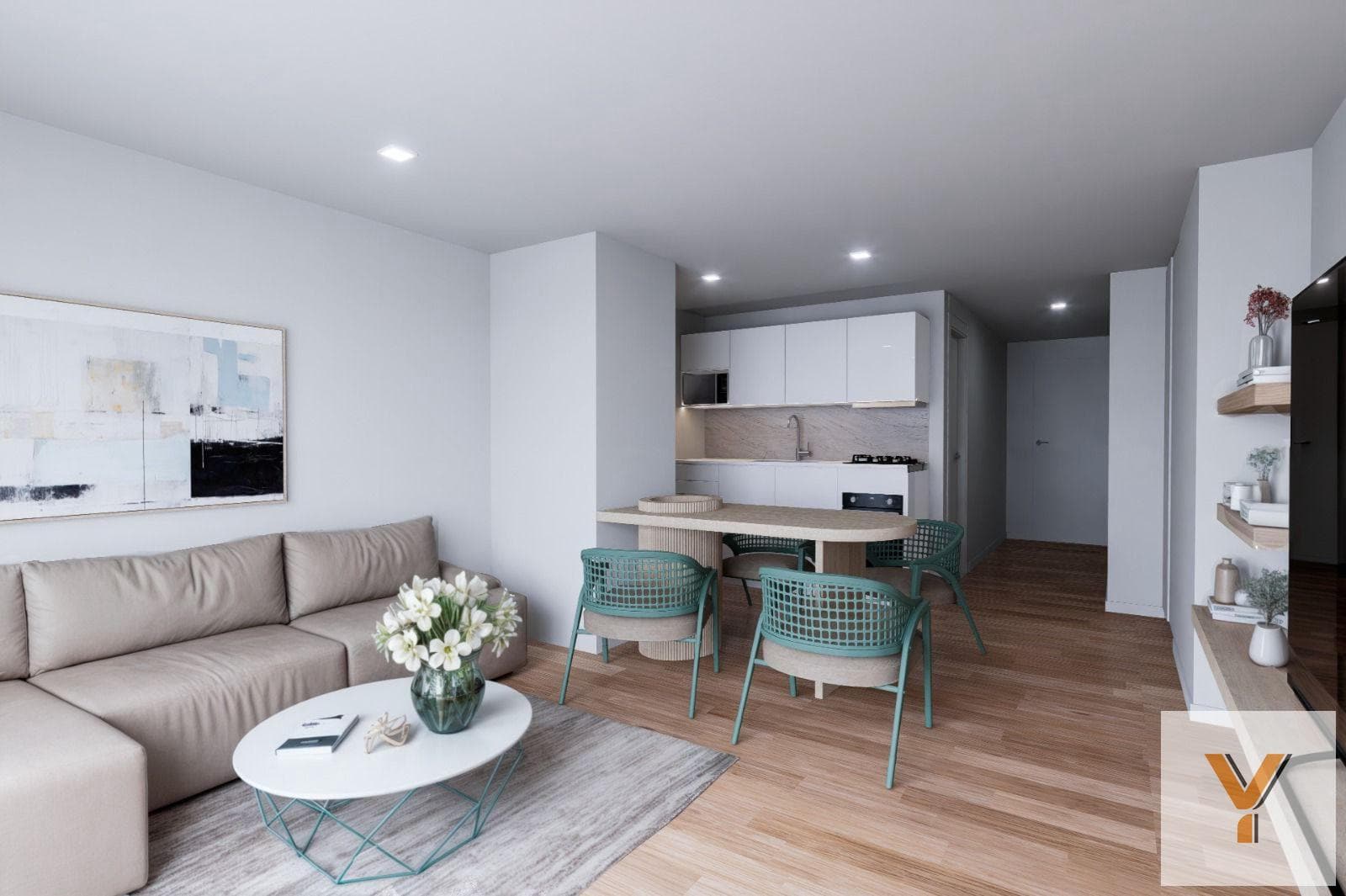 Studio Apartment on the Ground Floor for Sale - 1 Bathroom - 32 square meters