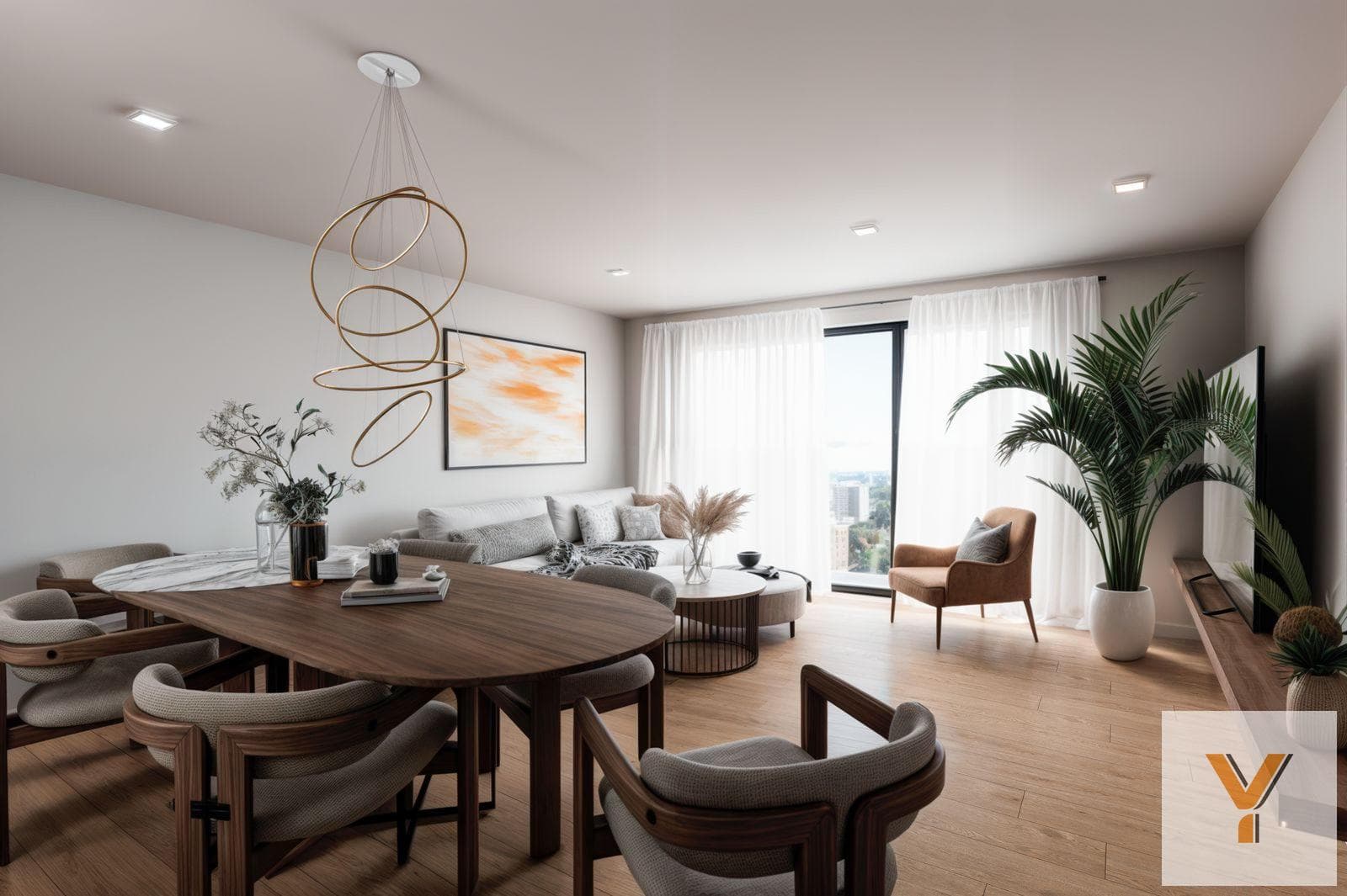 Ground-floor apartment for sale - 2 bedrooms, 2 bathrooms - 80 square meters