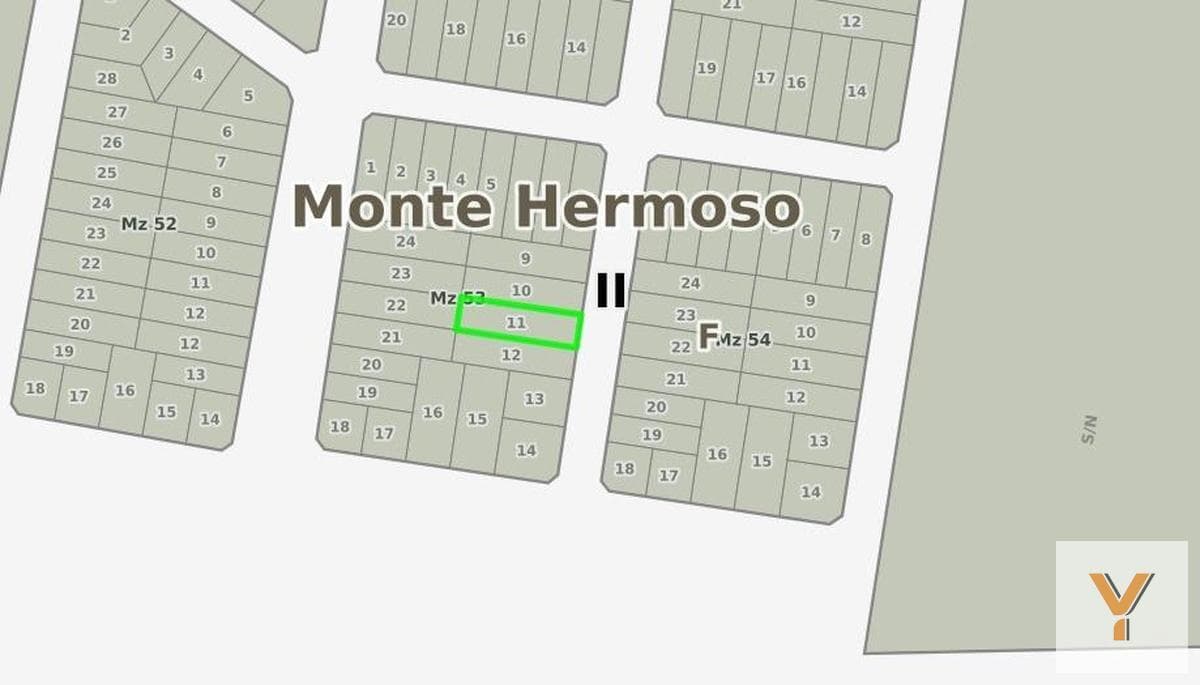Land for Sale - 496 m² - Monte Hermoso