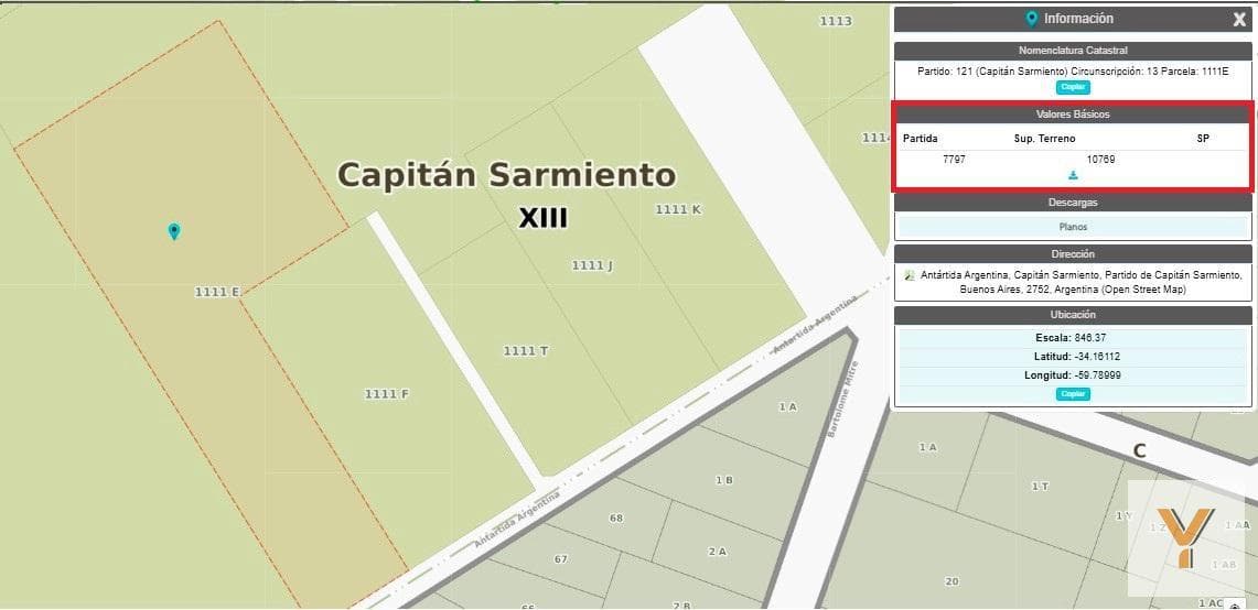 Land for Sale - 23,665 square meters - Capitán Sarmiento