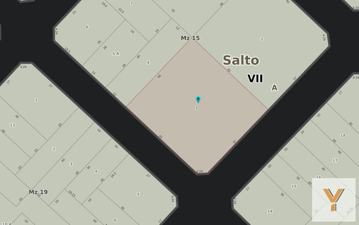 Land for Sale - 1,725 square meters - Salto