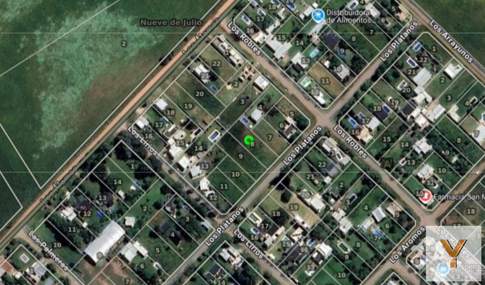 Land for Sale - 1,050 m² - 9 de Julio