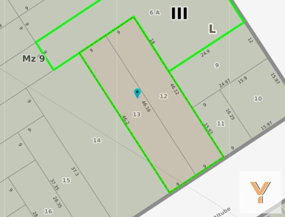 Land for Sale - 1,760 m² - José C. Paz