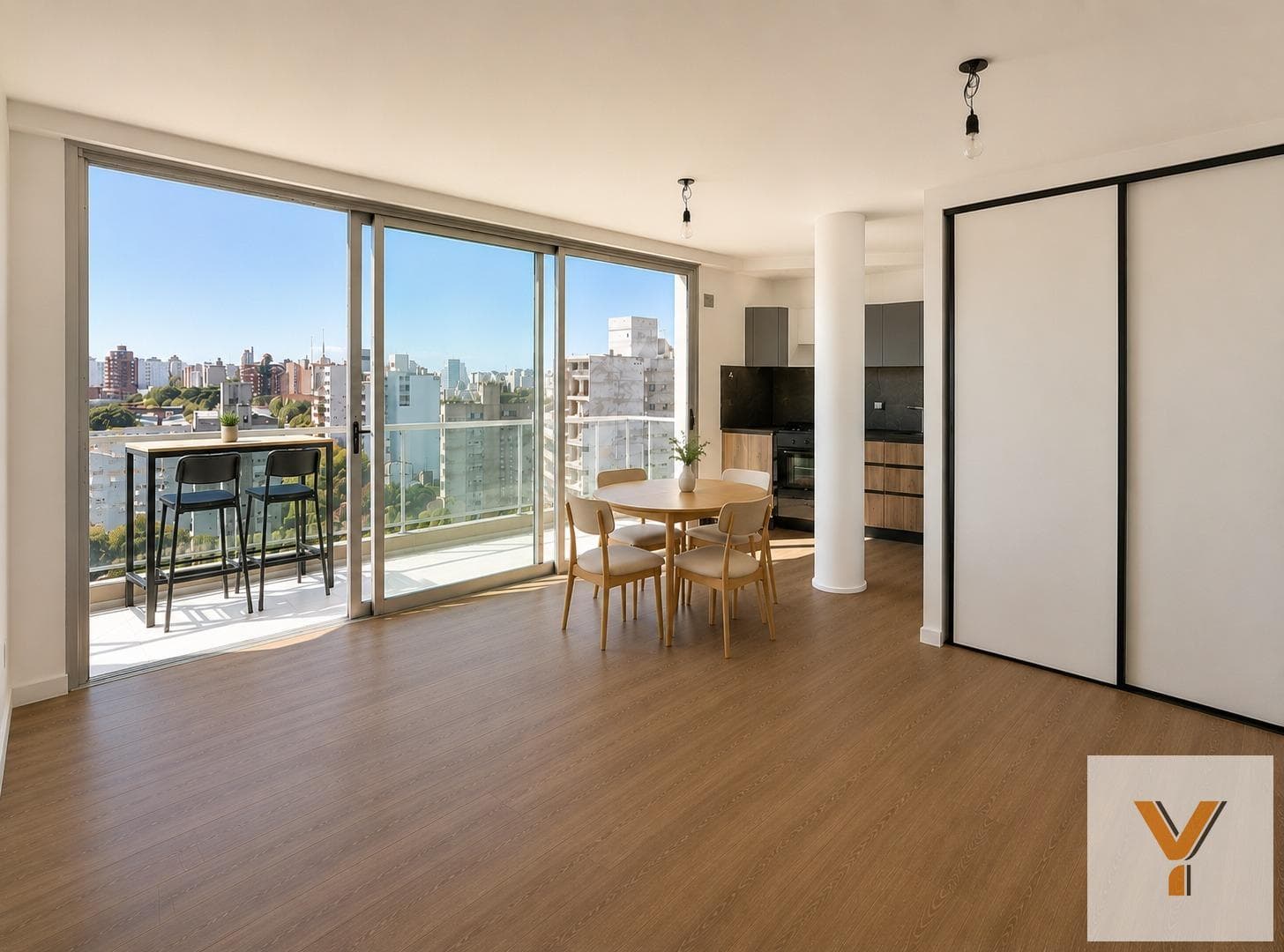 Studio Apartment for Sale—Brand New—1 Bathroom—43 m²—(NO ADDITIONAL FEES)—La Plata—Brand New