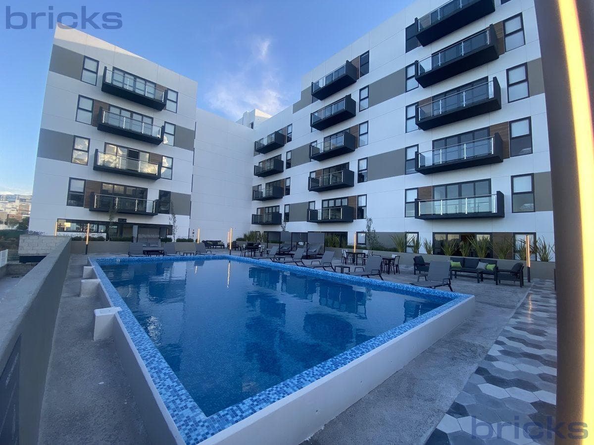 Furnished apartment for sale, ideal for students or professionals, 2 bedrooms, Zibatá, Querétaro