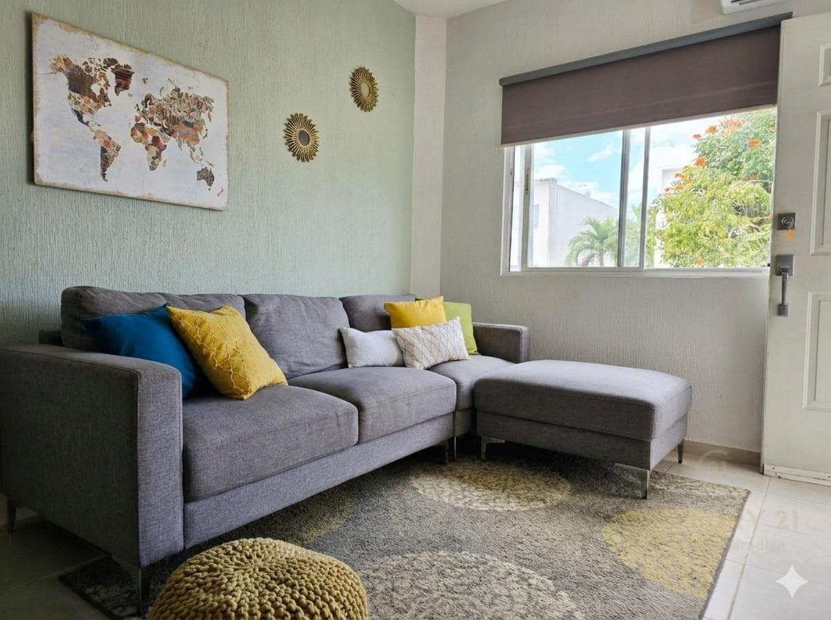 3-Bedroom House for Sale, Fully Furnished, in Paseo Los Olivos, Playa del Carmen | P3374