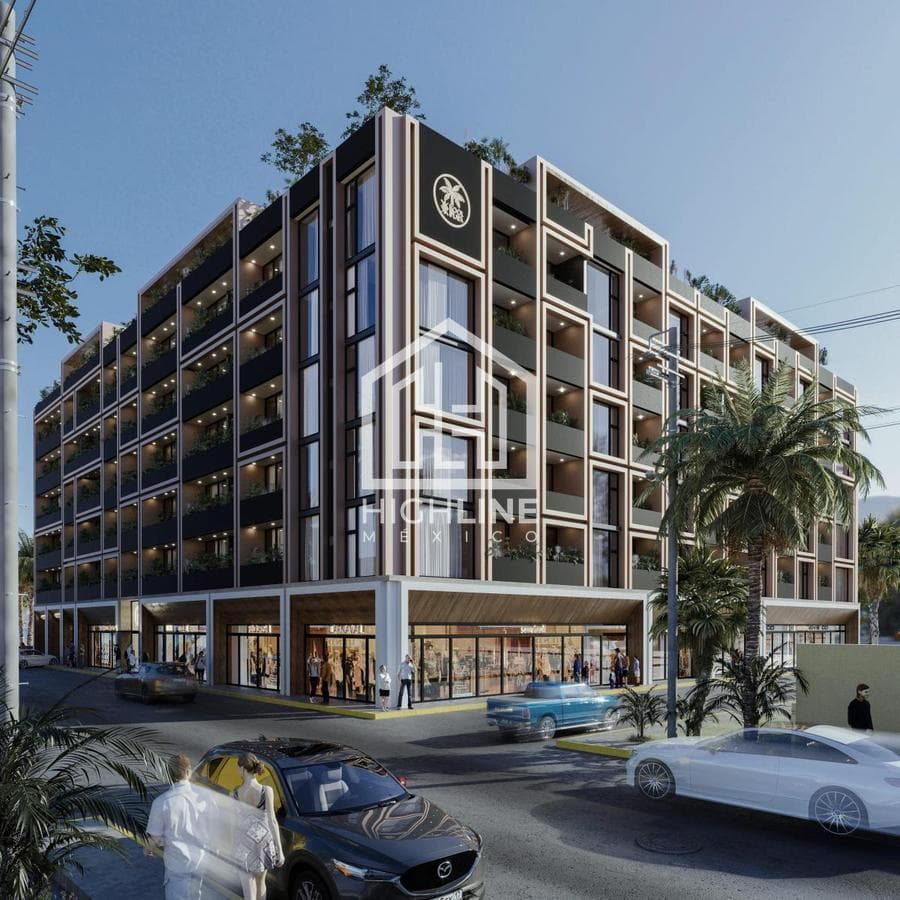 ESTUDIO EN VENTA PLAYA DEL CARMEN CENTRO A 6 CALLES DEL MAR