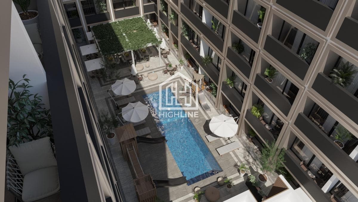 STUDIO FOR SALE IN PLAYA DEL CARMEN DOWNTOWN, 6 BLOCKS FROM THE BEACH