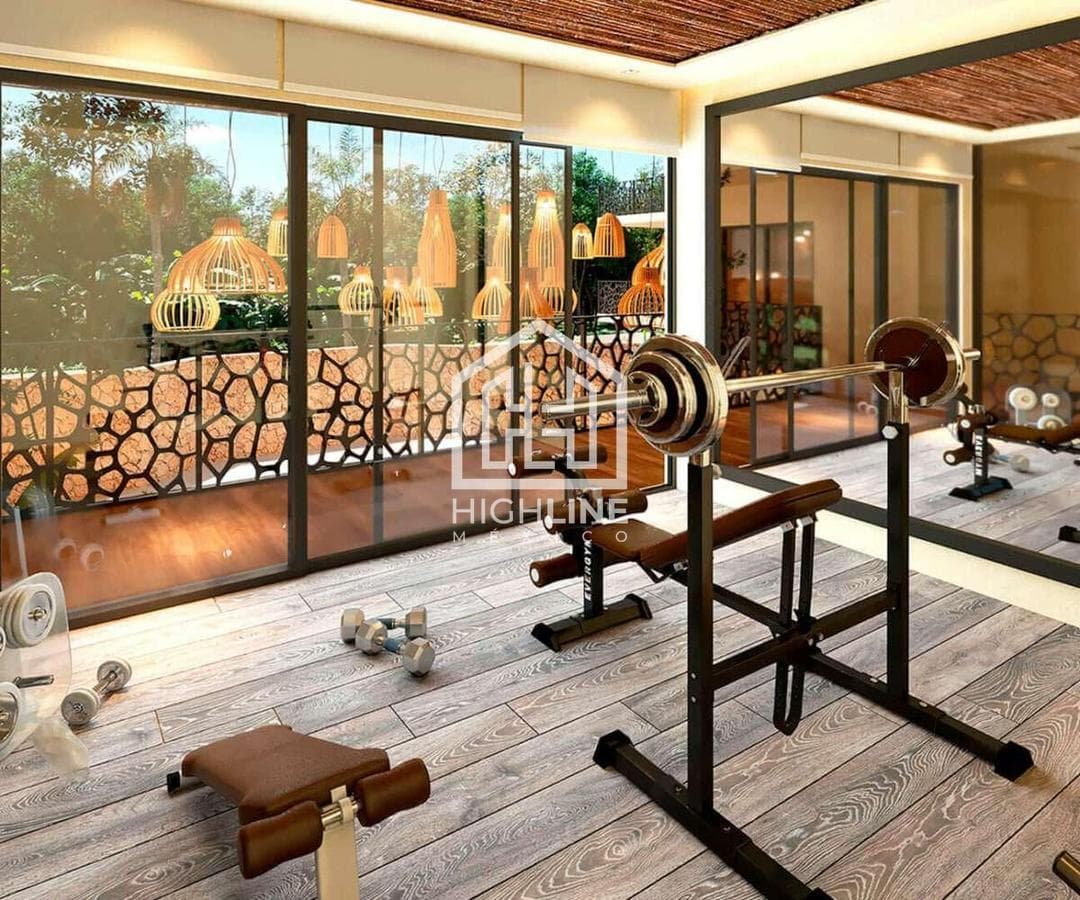Preventa Departamento loft Playa del Carmen de 1 habitación con terraza