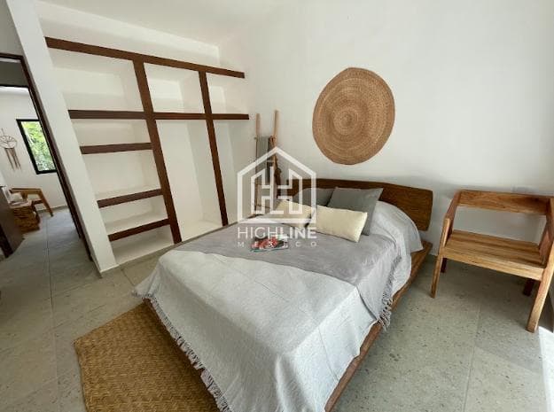 BRAND-NEW APARTMENT WITH EXCELLENT ROI, 5 MINUTES FROM DOWNTOWN TULUM, WITH A POOL, INFONAVIT CARIBE