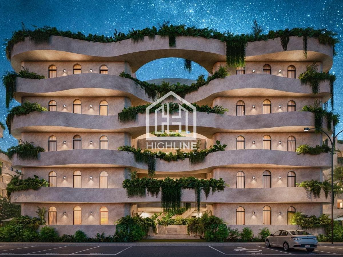 Departamento en venta de 2 habitaciones en Tulum a pocos metros de la playa | Alberca y Gym