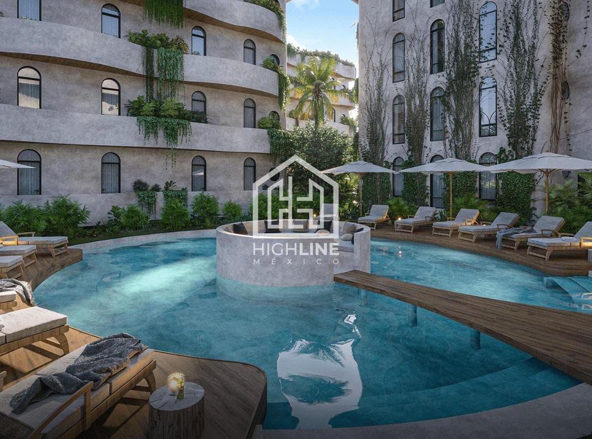 2-Bedroom Apartment for Sale in Tulum, Just a Few Meters from the Beach | Pool and Gym