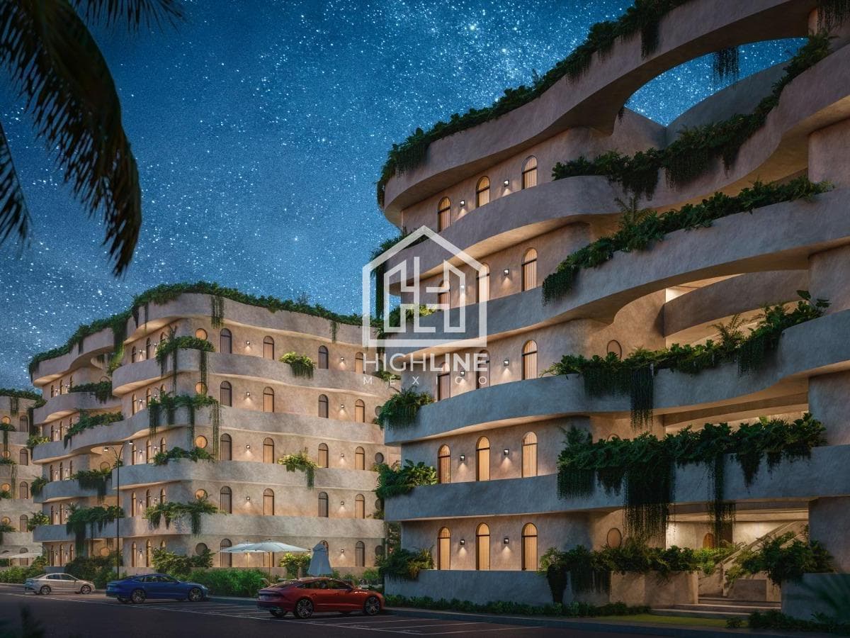 Departamento en venta de 2 habitaciones en Tulum a pocos metros de la playa | Alberca y Gym