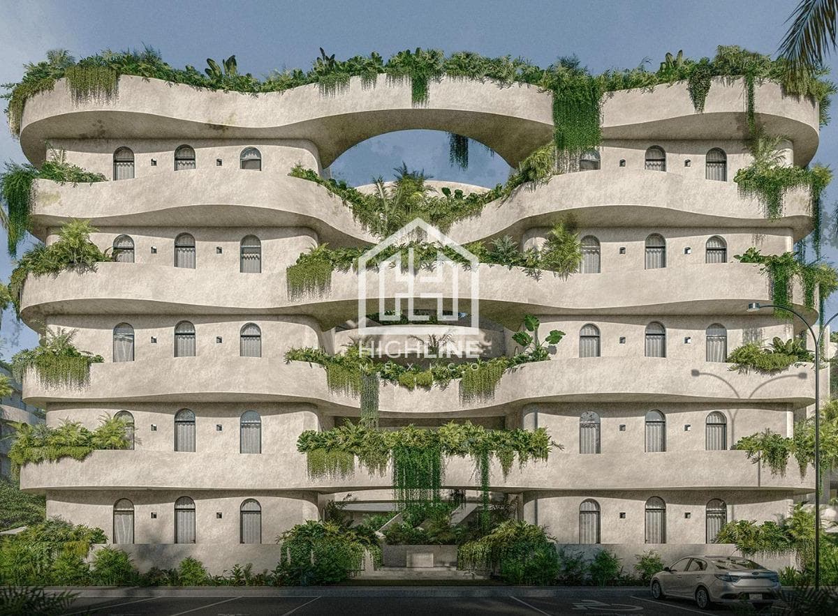 Departamento en venta de 2 habitaciones en Tulum a pocos metros de la playa | Alberca y Gym