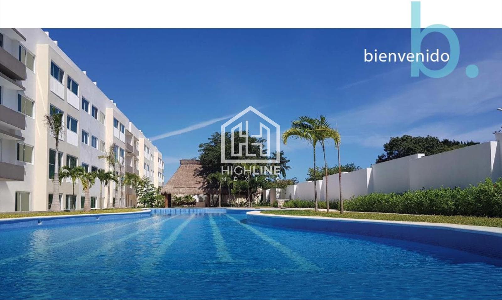 2-BEDROOM APARTMENT IN PLAYA DEL CARMEN, 5 MINUTES FROM THE BEACH