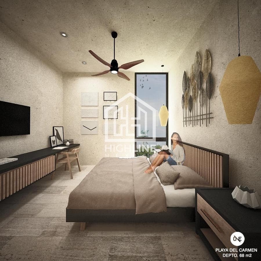 DEPARTAMENTO 2 HABITACIONES CON ALBERCA EN PLAYA DEL CARMEN / PREVENTA