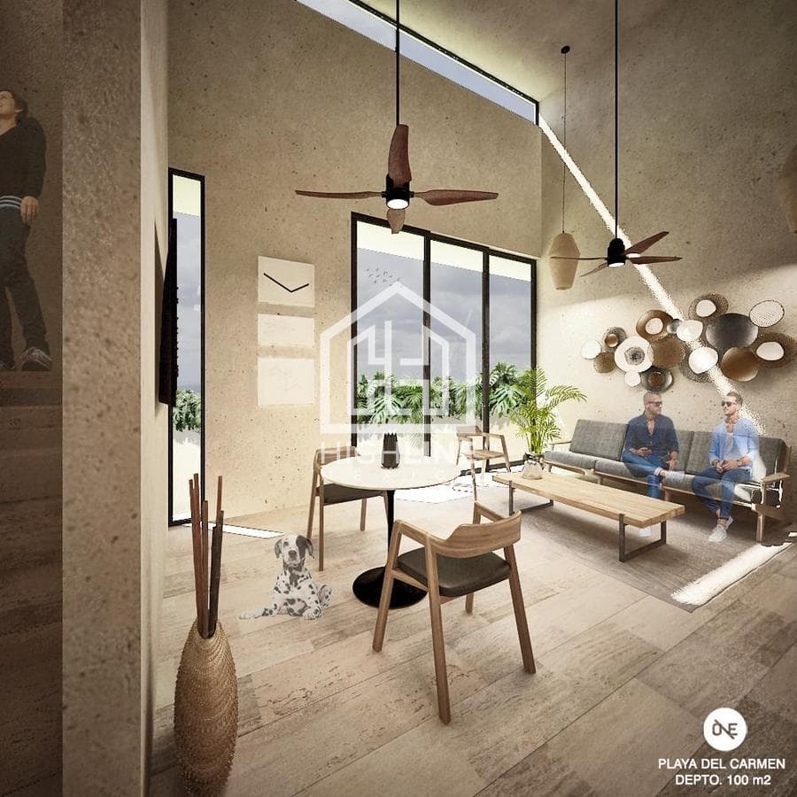 DEPARTAMENTO 2 HABITACIONES CON ALBERCA EN PLAYA DEL CARMEN / PREVENTA
