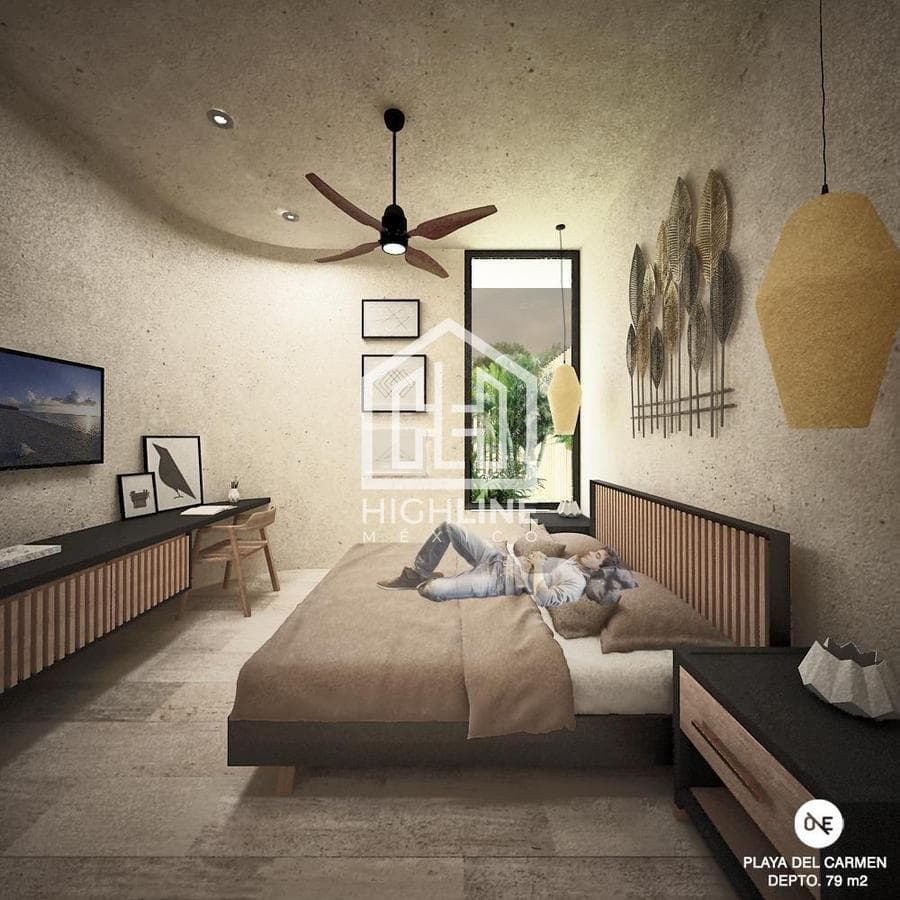DEPARTAMENTO 2 HABITACIONES CON ALBERCA EN PLAYA DEL CARMEN / PREVENTA