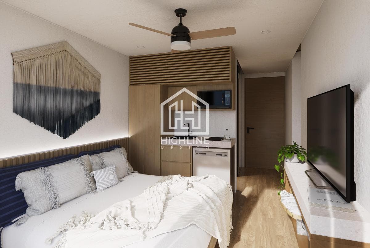 Departamento en venta en Playa del Carmen de 1 habitación | Ubicado en la 5ta AV con vista al mar
