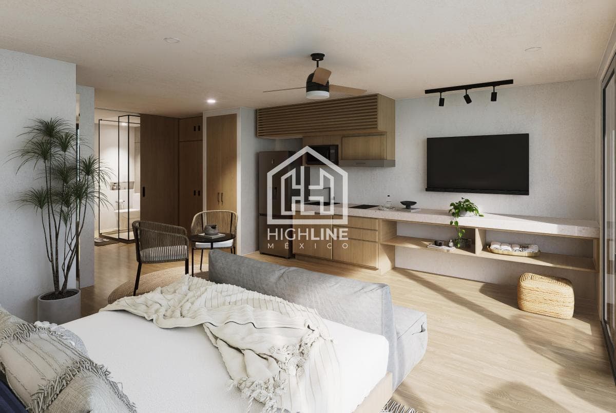 Departamento en venta en Playa del Carmen de 1 habitación | Ubicado en la 5ta AV con vista al mar