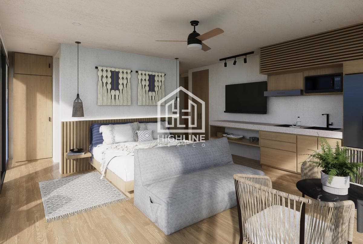 Departamento en venta en Playa del Carmen de 1 habitación | Ubicado en la 5ta AV con vista al mar
