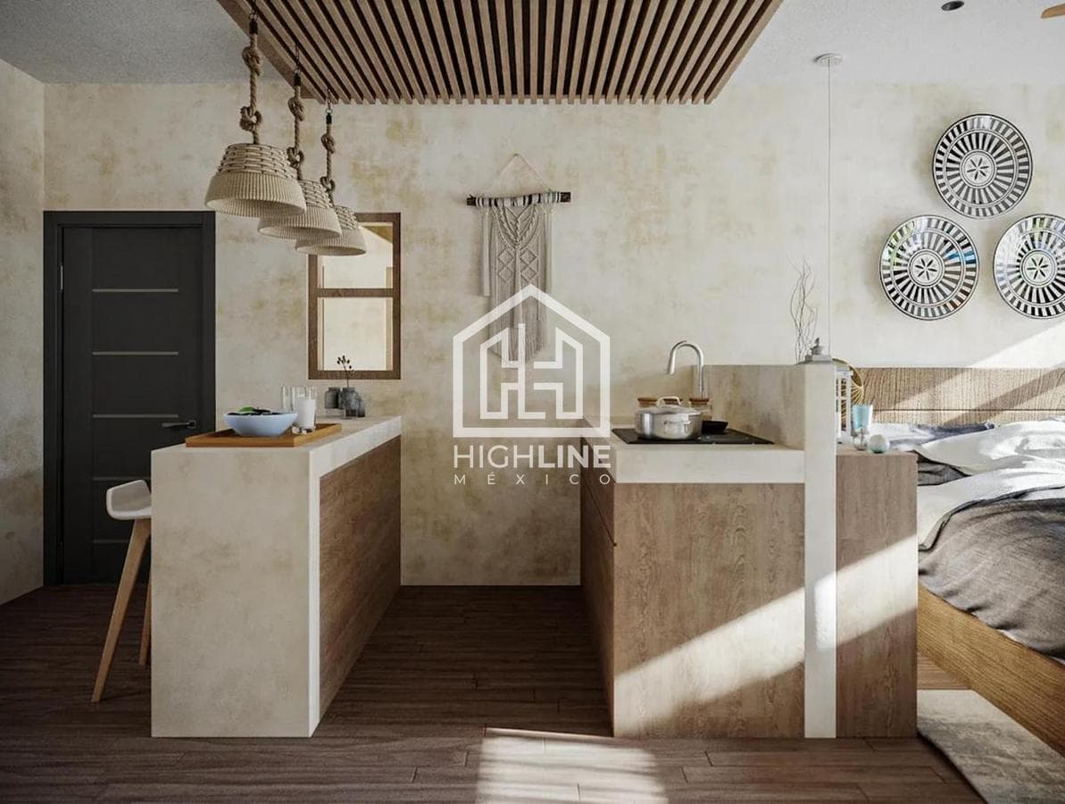 DEPARTAMENTO EN VENTA EN PRIMERA LÍNEA DE MAR, EQUIPADO Y AMUEBLADO EN MAHAHUAL.
