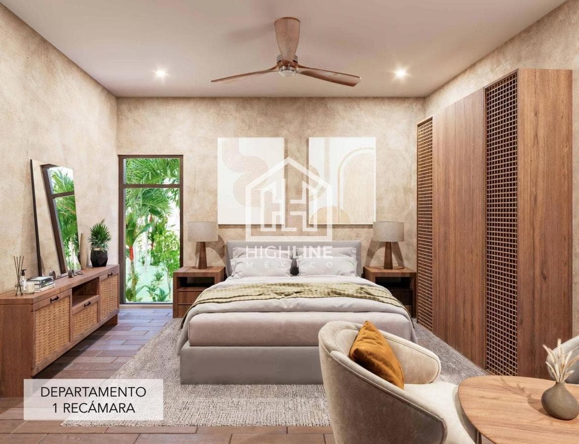 DEPARTAMENTO EN VENTA EN PRIMERA LÍNEA DE MAR, EQUIPADO Y AMUEBLADO EN MAHAHUAL.