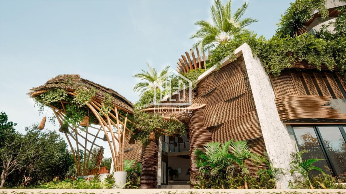 Departamento en venta de 1 habitación en Tulum a pocos metros de la playa | Alberca y Gym