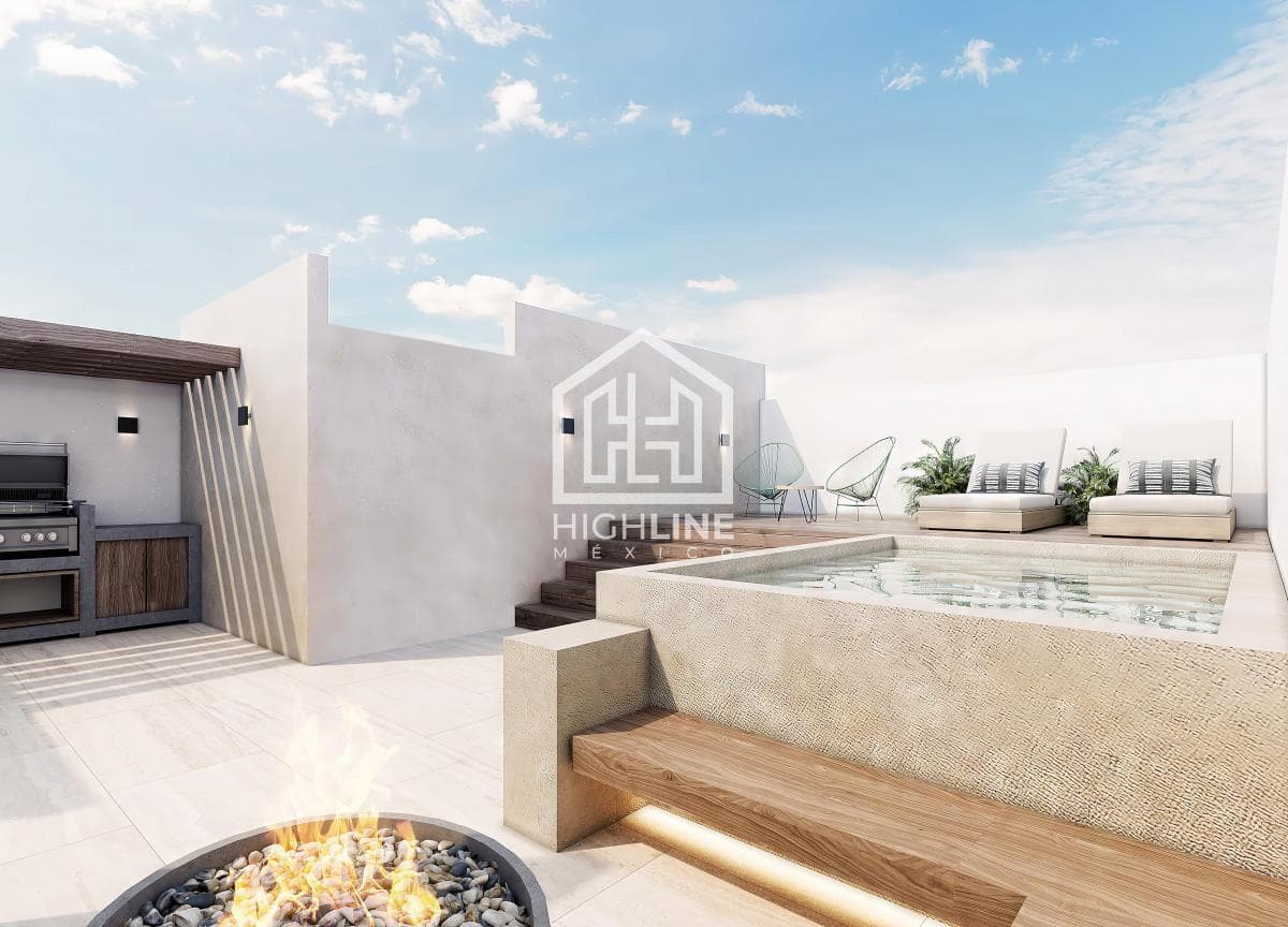 1-BEDROOM APARTMENT / PLAYA DEL CARMEN / 4 BLOCKS FROM THE BEACH / READY TO MOVE IN.