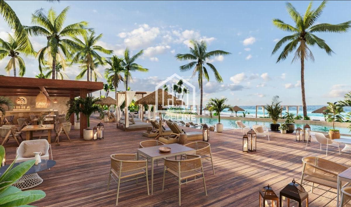 VENTA DE DEPARTAMENTO EN PUERTO MORELOS ACCESO DIRECTO A LA PLAYA