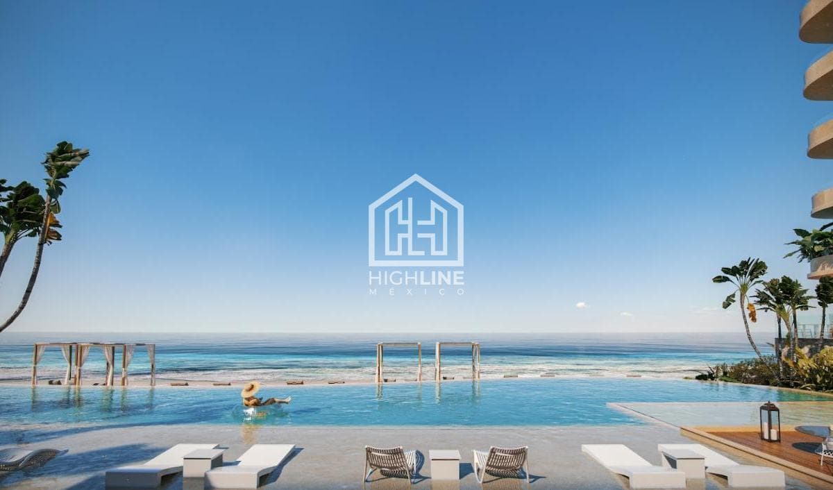 VENTA DE DEPARTAMENTO EN PUERTO MORELOS ACCESO DIRECTO A LA PLAYA