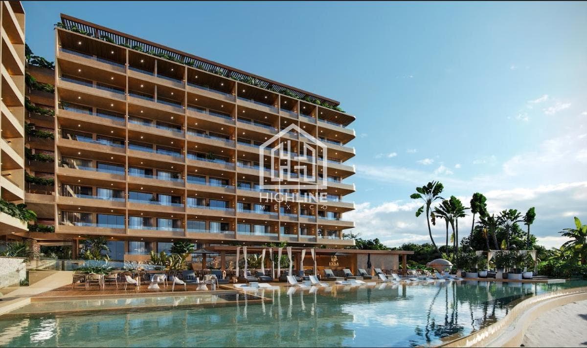VENTA DE DEPARTAMENTO EN PUERTO MORELOS ACCESO DIRECTO A LA PLAYA