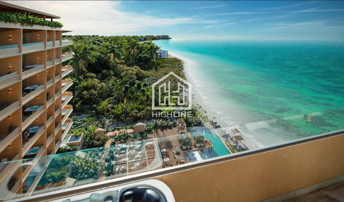 VENTA DE DEPARTAMENTO EN PUERTO MORELOS ACCESO DIRECTO A LA PLAYA