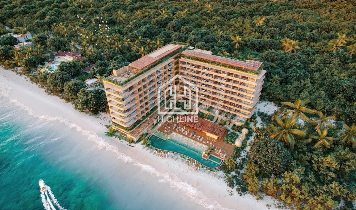 VENTA DE DEPARTAMENTO EN PUERTO MORELOS ACCESO DIRECTO A LA PLAYA