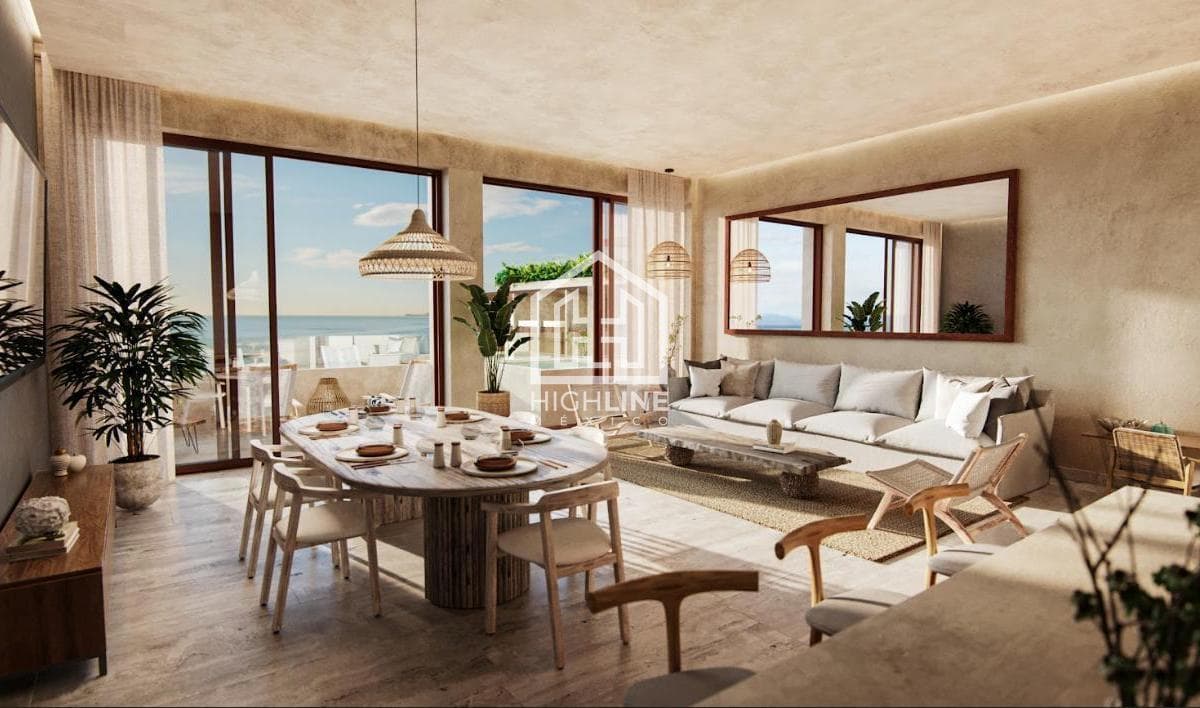 APARTMENT FOR SALE IN PUERTO MORELOS WITH DIRECT ACCESS TO THE BEACH
