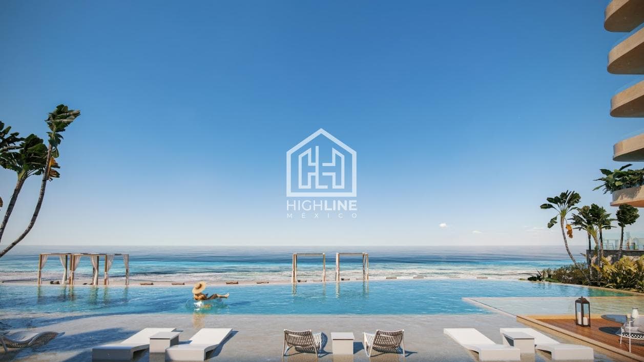 VENTA DE DEPARTAMENTO EN PUERTO MORELOS ACCESO DIRECTO A LA PLAYA
