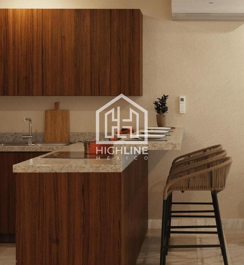 Departamento en venta de 2 habitaciones en Cozumel con entrega inmediata frente al mar / Alberca