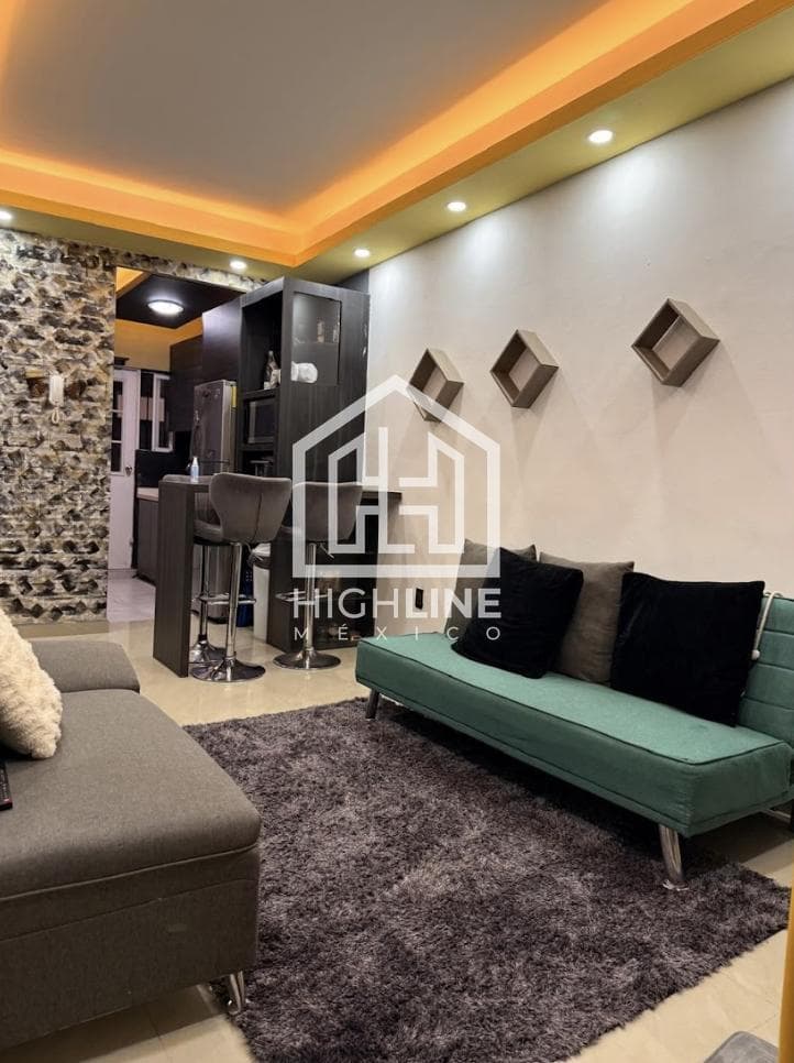 DEPARTAMENTO DE 2 RECÁMARAS PLAYA DEL CARMEN| AMUEBLADO | ENTREGA INMEDIATA | REAL BILBAO