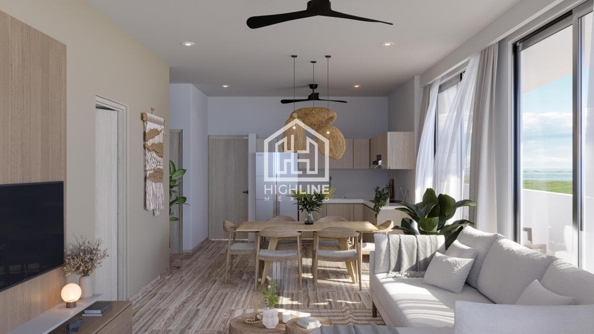 Departamento 2 Habitaciones en Venta en Cancún