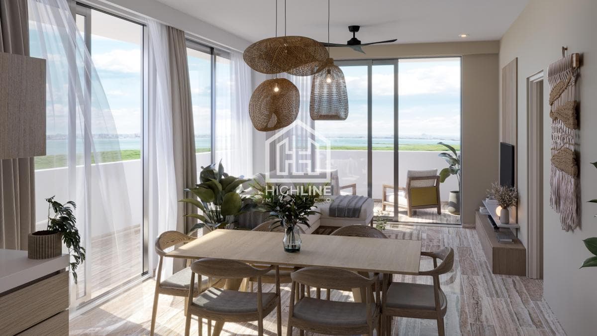 Departamento 2 Habitaciones en Venta en Cancún