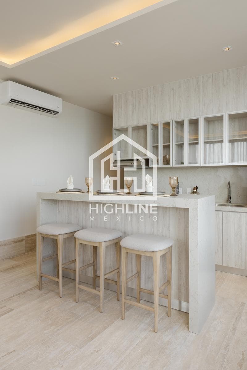 DEPARTAMENTO 1 RECAMARA/ BEACH FRONT/VENTA/ OCEAN VIEW/ PUERTO MORELOS/ROI.