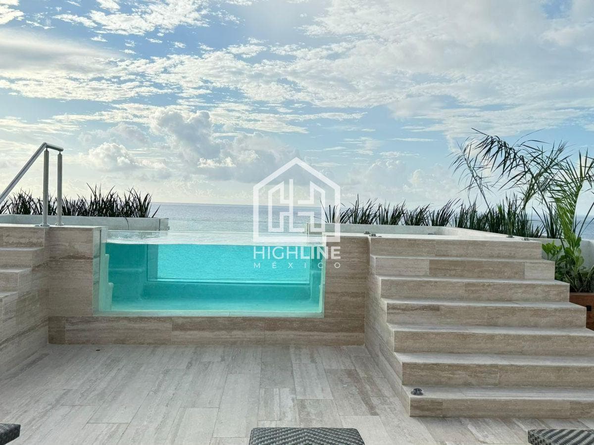 1-BEDROOM APARTMENT / BEACHFRONT / FOR SALE / OCEAN VIEW / PUERTO MORELOS / ROI.